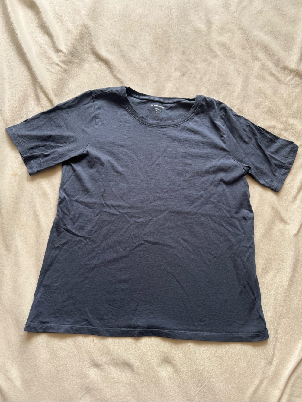 Eileen Fisher 100% organic cotton tee shirt